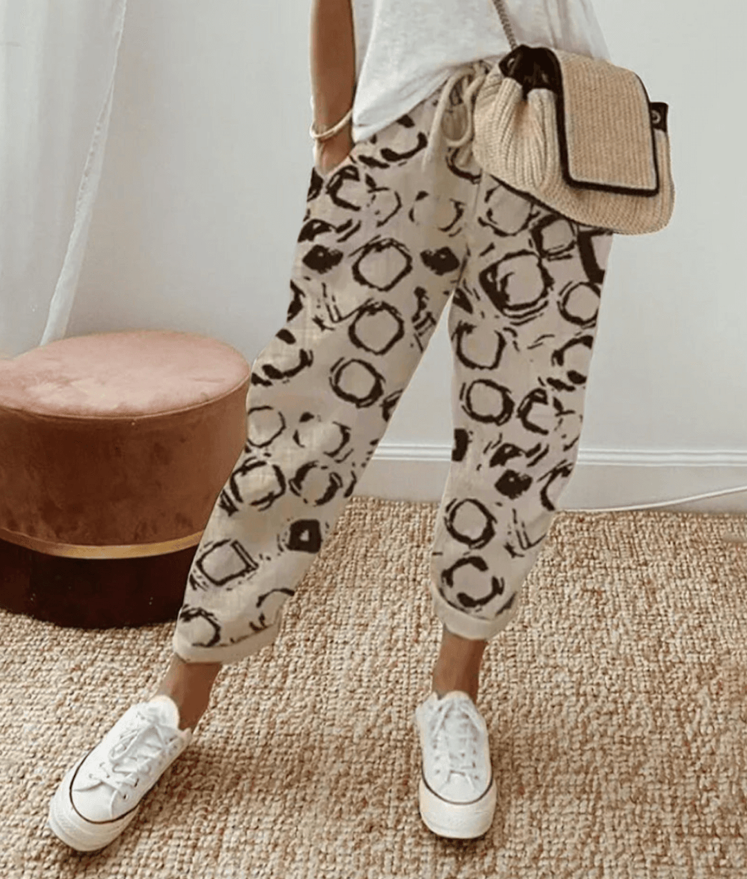 Bella™ | Pantalon chic en coton-lin