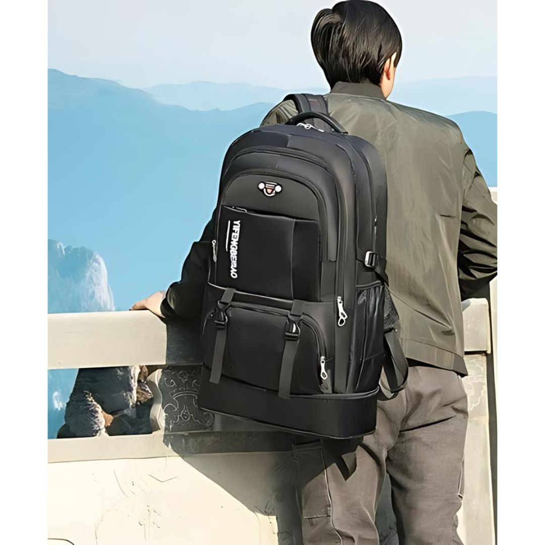 TravelPlus™ - Sac à dos en nylon imperméable 60L